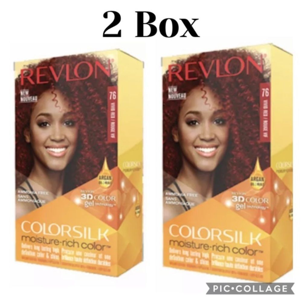 6 Revlon Colorsilk  Vivio Red / Rouge Vif #76 Hair